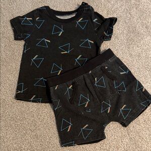 Pink Floyd Baby PJ Short Set